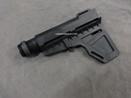 (Black) ATF Approved Blade Pistol Stabilizer with KAK Buffer Tube & Castle Nut